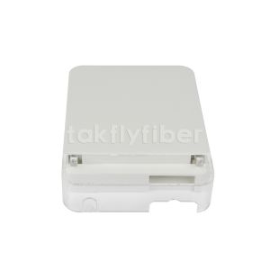 Buy cheap SC Duplex Adaptor Fiber Wall Plates 2 Core Wall Mounted SC Fiber Optical Rosette from wholesalers