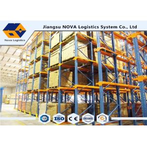 Buy cheap Durable Steel Double Deep Pallet Racking , Drive Through Pallet Racking from wholesalers