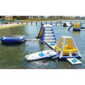 Customised Inflatable Water Park / Aquaglide Jungle Jim Modular Playset