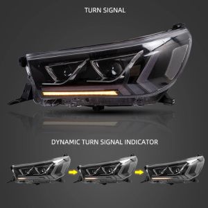 Buy cheap Hilux Revo Rocco Headlight Tail Light Sequential Turn Signal Car Body Kit from wholesalers