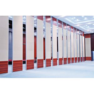 Buy cheap Acoustic Mdf Board Folding Partition Walls With Aluminium Frame from wholesalers