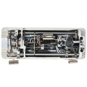 LCD Display 220V 8mm Single Needle Flat Bed Sewing Machine