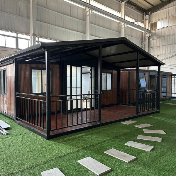 Buy cheap 15-30 Years Service Life 20 Ft Expandable Container House Easy To Install Waterproof Light Steel Prefab Container Homes Villa from wholesalers
