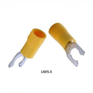 Buy cheap Customized Insulated Lock Spade Terminal LSV LSVL LSVS Copper Fork Lock Type from wholesalers