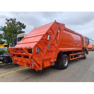 Buy cheap 4x2 Sinotruck howo garbage compressor truck with 10 cbm to 12 cbm volume from wholesalers