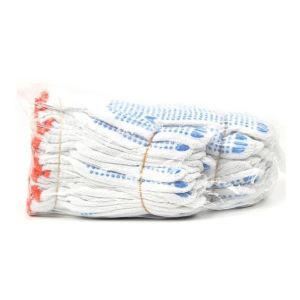 Buy cheap Anti-slip Function C078D1-B T/C Single Side PVC Dotted Cotton Protective Work Gloves from wholesalers
