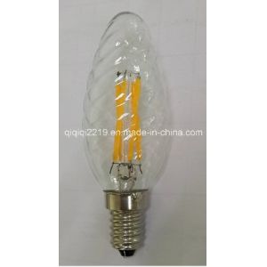 Buy cheap new design filament led candle bulb decoration lighing E12 E14 dimmable warm white from wholesalers