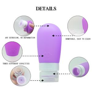 Buy cheap Squeeze Refillable 90ml Silicone Travel Containers from wholesalers