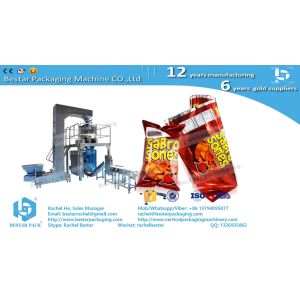 Food grade plastic wrapping roll film for potato chips with Bestar automatic