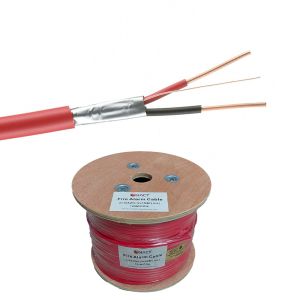 Bare Copper Wire Fire Alarm Cable 1x2x2.5 Unshielded 2 Core for Fire Protection