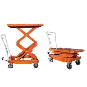 Buy cheap 300Kg Manual Double Scissor Lift Table Platform 1010mmx520mm from wholesalers