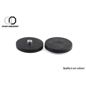 Buy cheap Black Rubber Coated Neodymium Magnets For Flexible Magnetic Flashlight from wholesalers