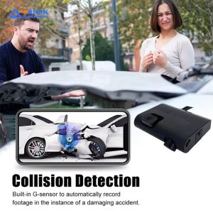 Dual Car Dash Camera Front And Rear With Live GPS Tracker For Fleet Management