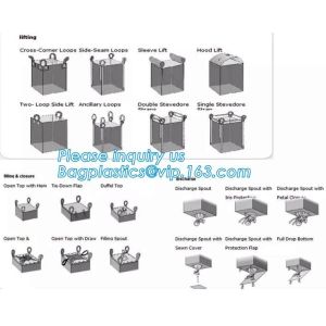 100% Virgin material bulk bag pp woven big bag,U-type competitive price 100% PP