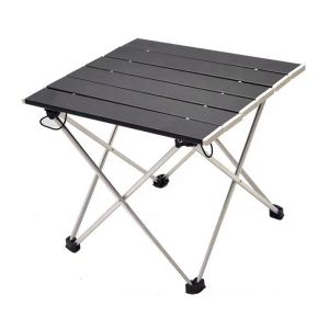 Buy cheap Compact Aluminum Folding Roll Up Camping Table With Carry Bag from wholesalers