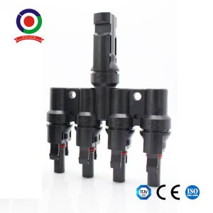 Buy cheap T Branch PV Cable Coupler Combiner Connector Splitter Adapter M/FFFF And F/MMMM from wholesalers