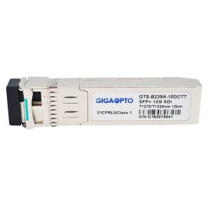 Buy cheap 12G SDI SFP+ BiDi Video SFP Transceiver 1270nm TX1 1330nm TX2 Dual Optical Transmitters Module from wholesalers