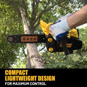 2-Stroke Gasoline Chainsaw 2500 Wood Cutting 0.9KW 11000r/Min