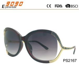 Buy cheap 2018 new style Unisex sunglasses for men and women, polarized UV 400 lens,with metal in the frame from wholesalers