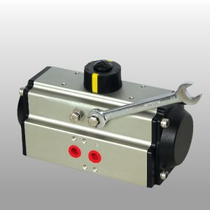 Buy cheap OEM Dual Action Pneumatic Rotary Actuator 90 Degrees With Aluminum Alloy Body from wholesalers