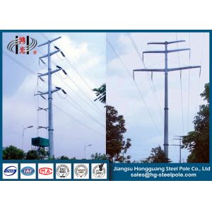 Buy cheap 220KV Galvanized Polygonal Electrical Power Transmission Pole Climbing Ladders from wholesalers
