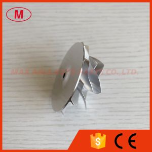 Buy cheap RHF3 reverse 39.50/51.00mm 6+6blades LEP Style Performance Design Turbo milling/aluminum 2618/billet compressor wheel from wholesalers