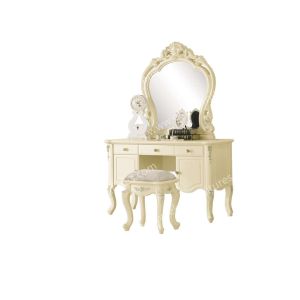 Buy cheap White antique styled furniture vanity dresser with mirror from wholesalers
