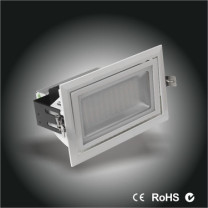Quality rectangle rotatable 48w LED ceiling Downlight with 4000lm and 88 LEDS for sale