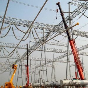 Buy cheap 10KV Hot Dip Galvanized Electrical Power Substation Steel Structures from wholesalers
