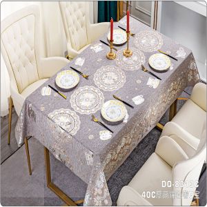 Buy cheap Eco-friendly Easy Clean Oil Proof Table Mats Pvc Plastic Table Cover is customized Yes from wholesalers
