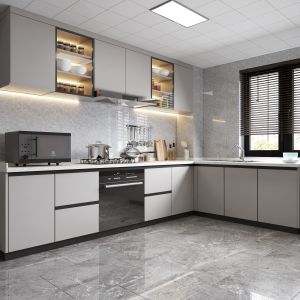 Buy cheap Modern Modular Kitchen Cabinets for Residence Apartment Hotel from wholesalers