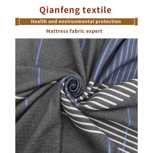 Waterproof Jacquard Mattress Fabric Polyester Home Textile Polymer Air Layer