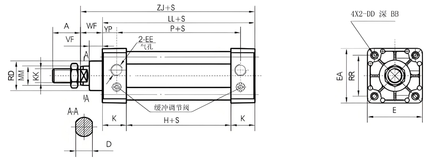 10B-5 Composite Y-type sealing ring for reliable and durable use same install size with 10A-5
