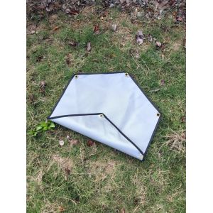 Buy cheap Coated Silicone Fiberglass Fire Pit Mats for Under Fire Pit,Grill Mats for Outdoor Grill Deck Patio Protector from wholesalers