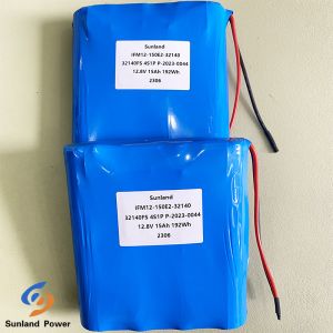 Long Cycle Life 15AH 12V LiFePO4 Battery Pack 32140 4S1P For Explosion Proof