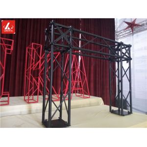 Creative Alphabet Letter Shape Irregular Shape Aluminum Square Truss Customized