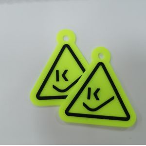 PVC Silicone 3D Rubber Patches Badges Sew On Customized Washable