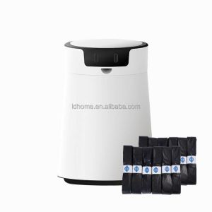 Buy cheap 13.5L Automatic Self Package Smart Trash Can Self Sealing Rubbish Bin Sensor Induction Smart Waste Bin Hands Free from wholesalers