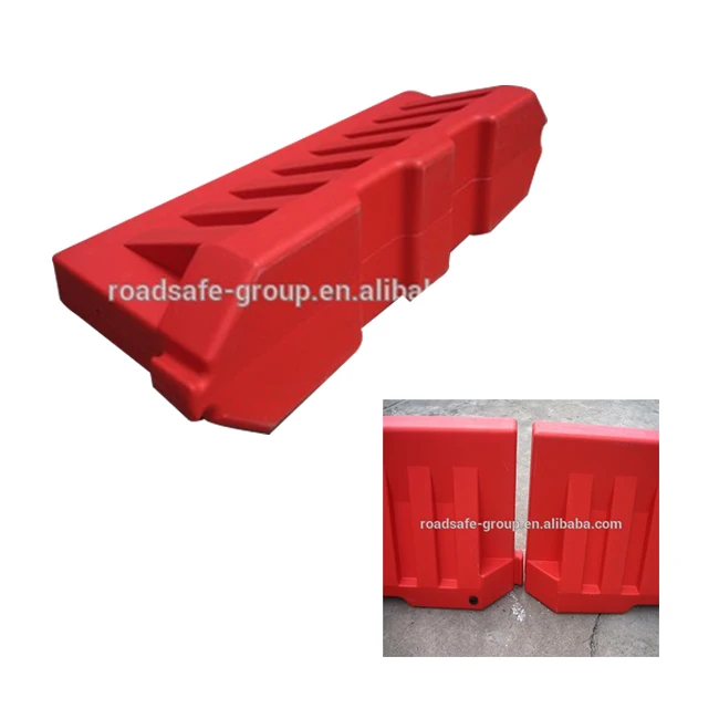 Buy cheap Traffic Barriers Hot-Selling in the Dominican Republic | 2meter Length PE Material Expandable Plastic Traffic Barrier | Water-Filled Road Safety Fence from wholesalers