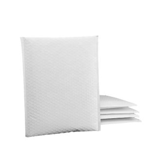 Buy cheap White Packaging Envelopes 120 Micron Recyclable Shockproof Padded Bubble Mailers from wholesalers