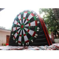 Buy cheap Customized Inflatable Foot Dart Board Logo Printing With Sticky Balls product