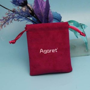 wholesale custom velvet drawstring pouch bag for Jewelry packaging