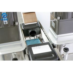 Buy cheap SS304 91mm Width Chemical Bottle Labeling Machine PLC Control from wholesalers