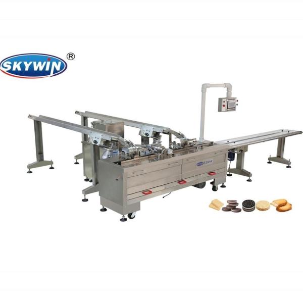 Buy cheap 600pcs/Min Round Biscuit Sandwiching Machine / CE Certified Cracker Equipment from wholesalers