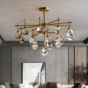 Buy cheap Modern Diamond Crystal Chandelier In Living Room minimalist chandelier(WH-CY-193) from wholesalers