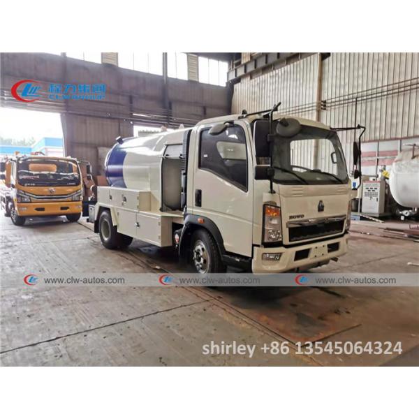 Quality Congo 5000L LPG Cylinder Refueling Bobtail Tanker Truck for sale