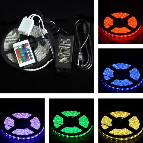 Quality RGB 5050 24V LED strip flexible light 60 leds 5m Roll 300SMD IP65 Waterproof JALN7 for sale
