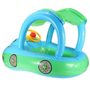 Buy cheap Inflatable Baby Float Seat Boat Tube Ring Car Sun shade Water Swimming Pool Portable from wholesalers