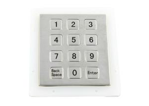 Buy cheap 3*4 Flat Keys  Computer Numeric Keypad Panel Mounted Optional Keys Layout Characters from wholesalers