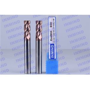 Buy cheap SiN Coating 12 mm Dia R0.5 Corner Radius End Mill 4 Flute 30 mm Cutting Length from wholesalers